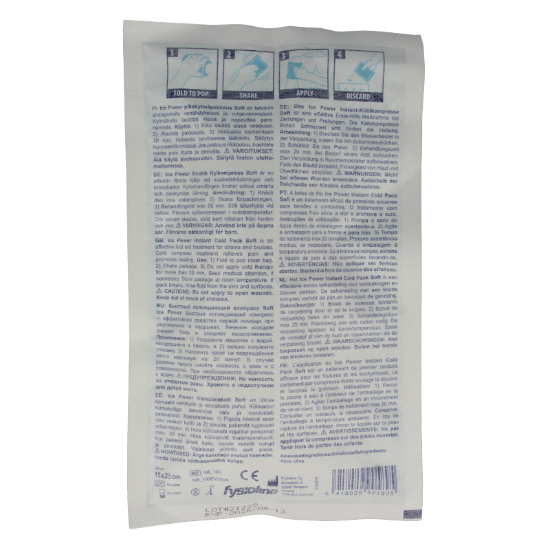 Ice Power Instant cold pack soft kompres 1 Stuks