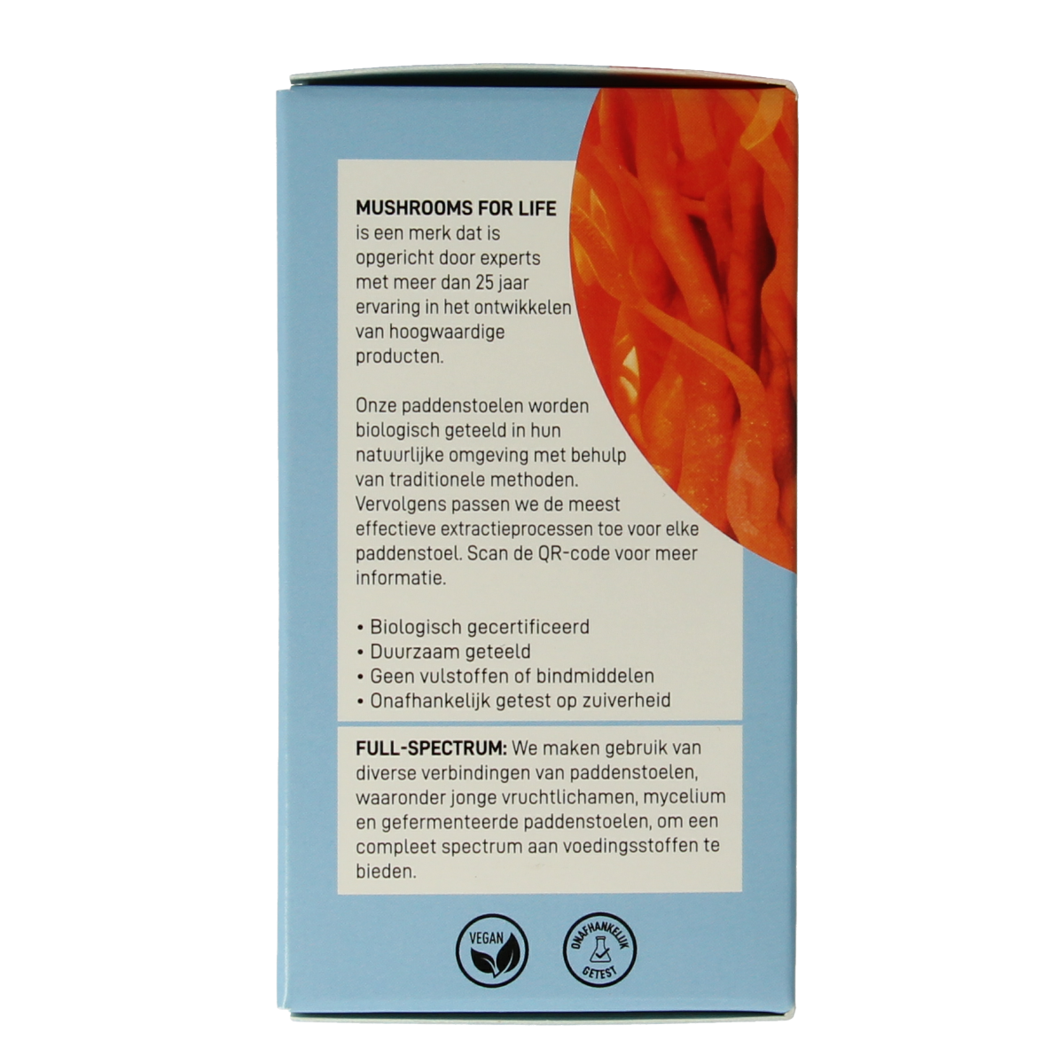 Mushrooms for Life Cordyceps bio 60.00 Capsules