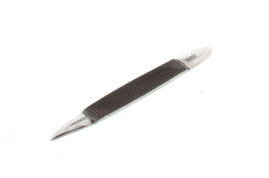 Malteser manicure and pedicure nail file, 8cm, polished, in a pack of 12, for smooth nail shaping and finishing.