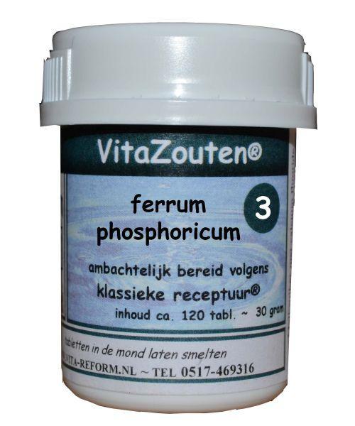 Vitazouten Ferrum phosphoricum VitaZout nr. 03 120 Tabletten