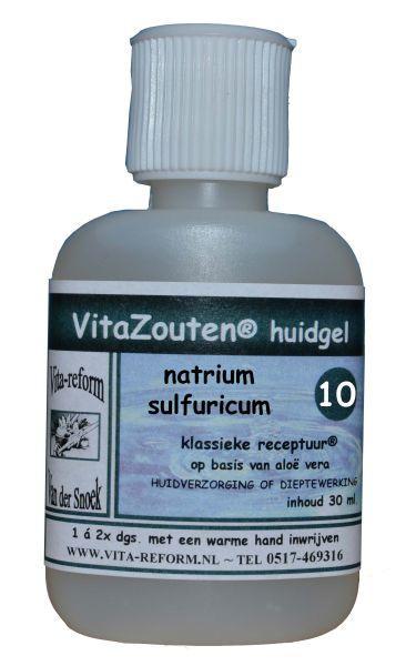 Vitazouten Natrium sulfuricum huidgel nr. 10 30.00 Milliliter