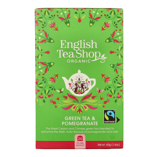 English Tea Shop Green tea pomegranate bio 20.00 Zakjes