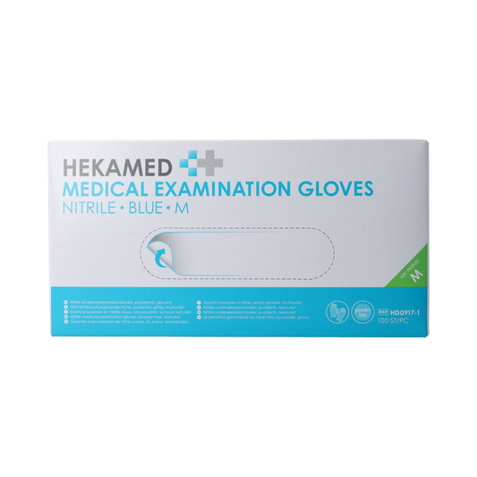 Hekamed Handschoenen soft nitrile M 100.00 Stuks