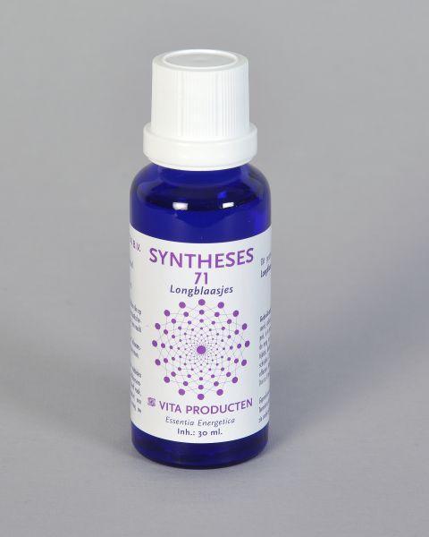 Vita Kruidenpreparaten Vita Syntheses 71 longblaasjes 30ml herbal supplement in a blister pack