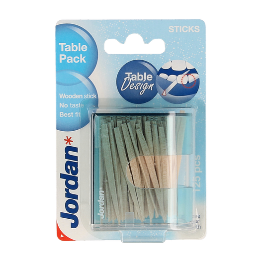 Jordan Tandenstoker tafeldispenser 125 stuks 1.00 Stuks