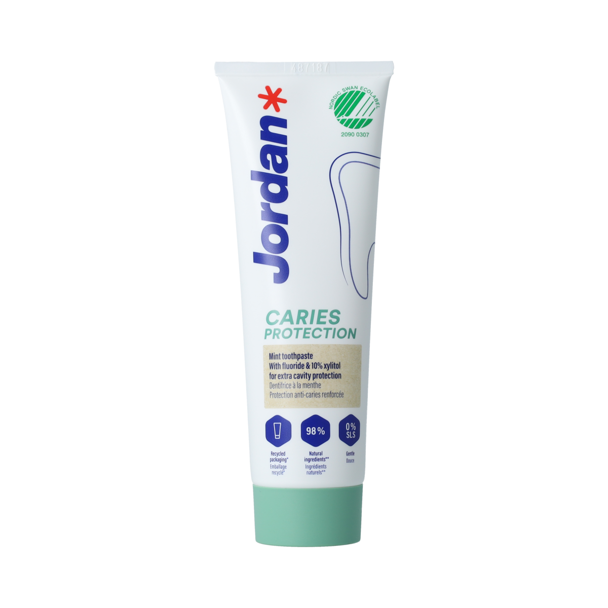Jordan Tandpasta Clean Smile Care 75.00 Milliliter