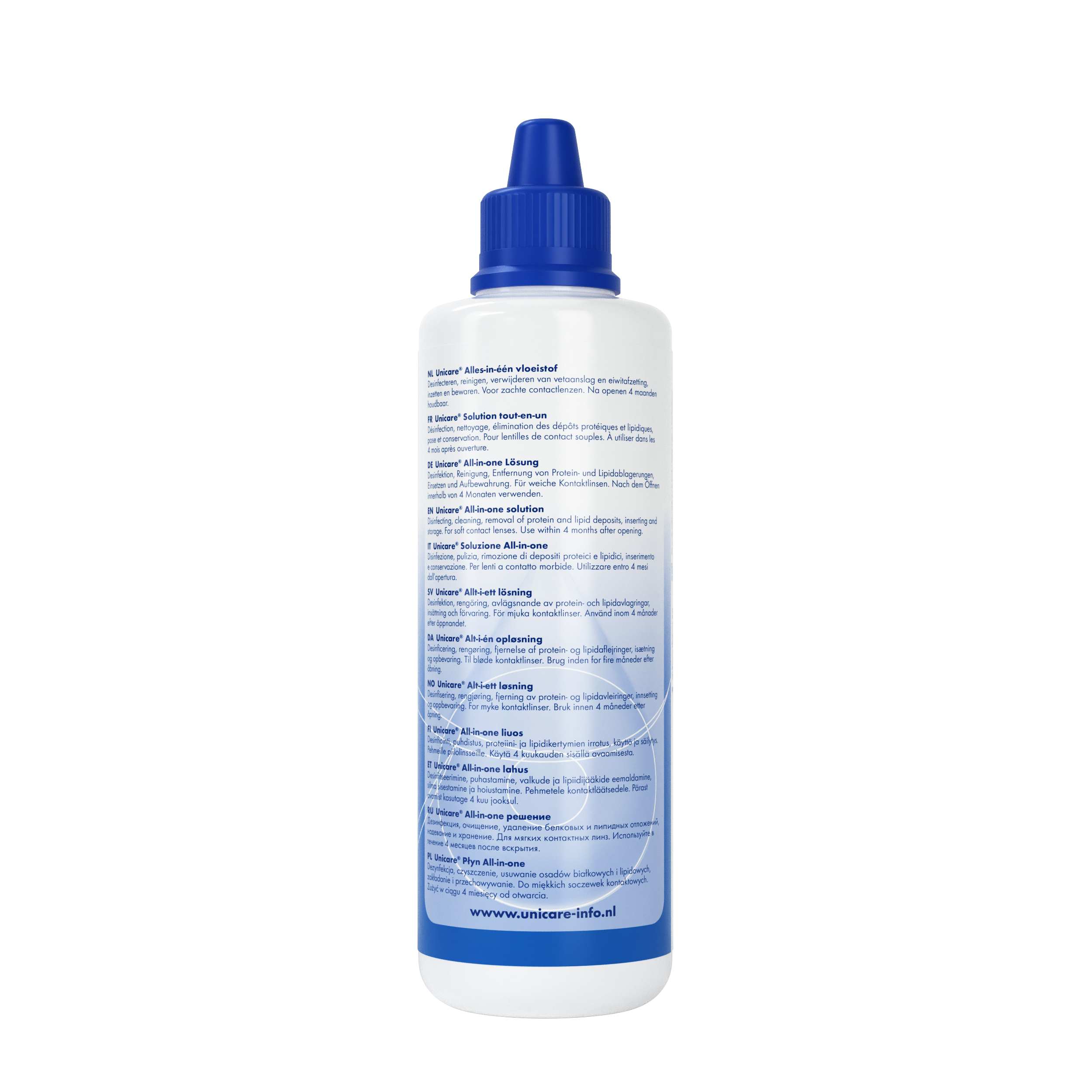 Unicare Unicare AIO lenzenvloeistof voor zachte lenzen 250.00 Milliliter