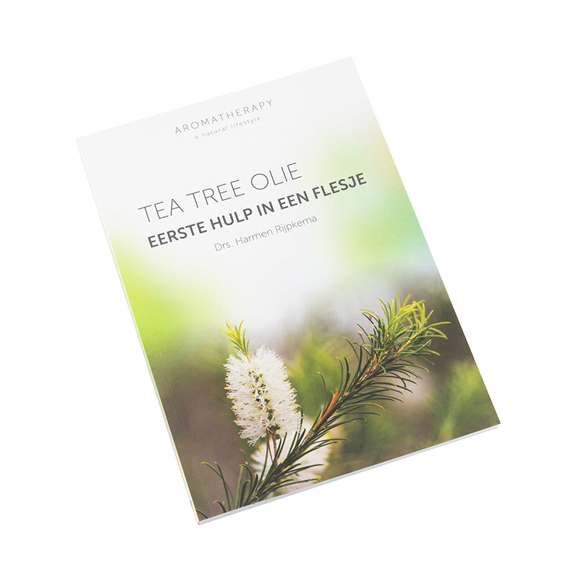 Chi Tea Tree Oil H Rijpkema book cover, featuring the title and author, showcasing the educational content about tea tree oil.