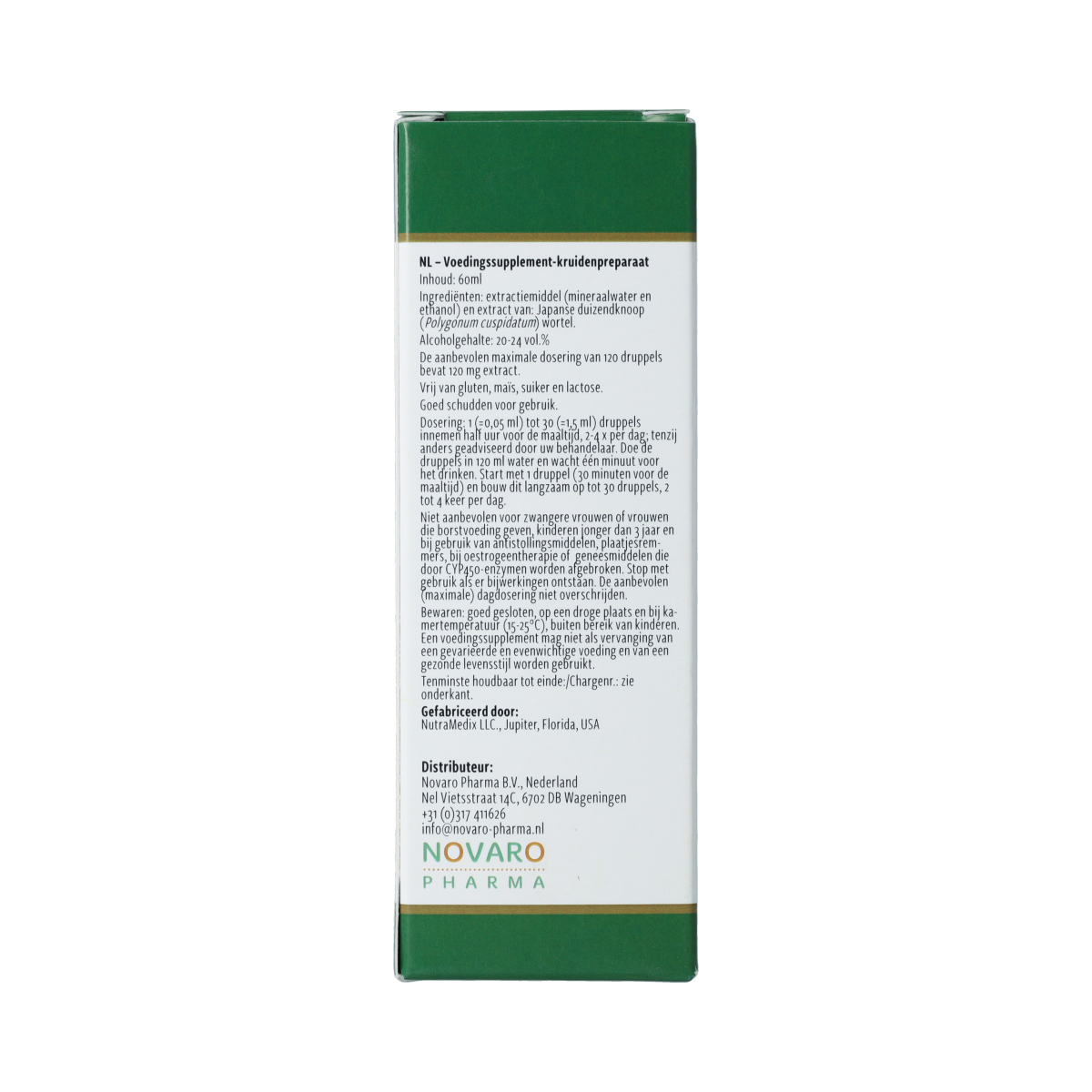 Nutramedix Japanse Duizendknoop 60.00 Milliliter