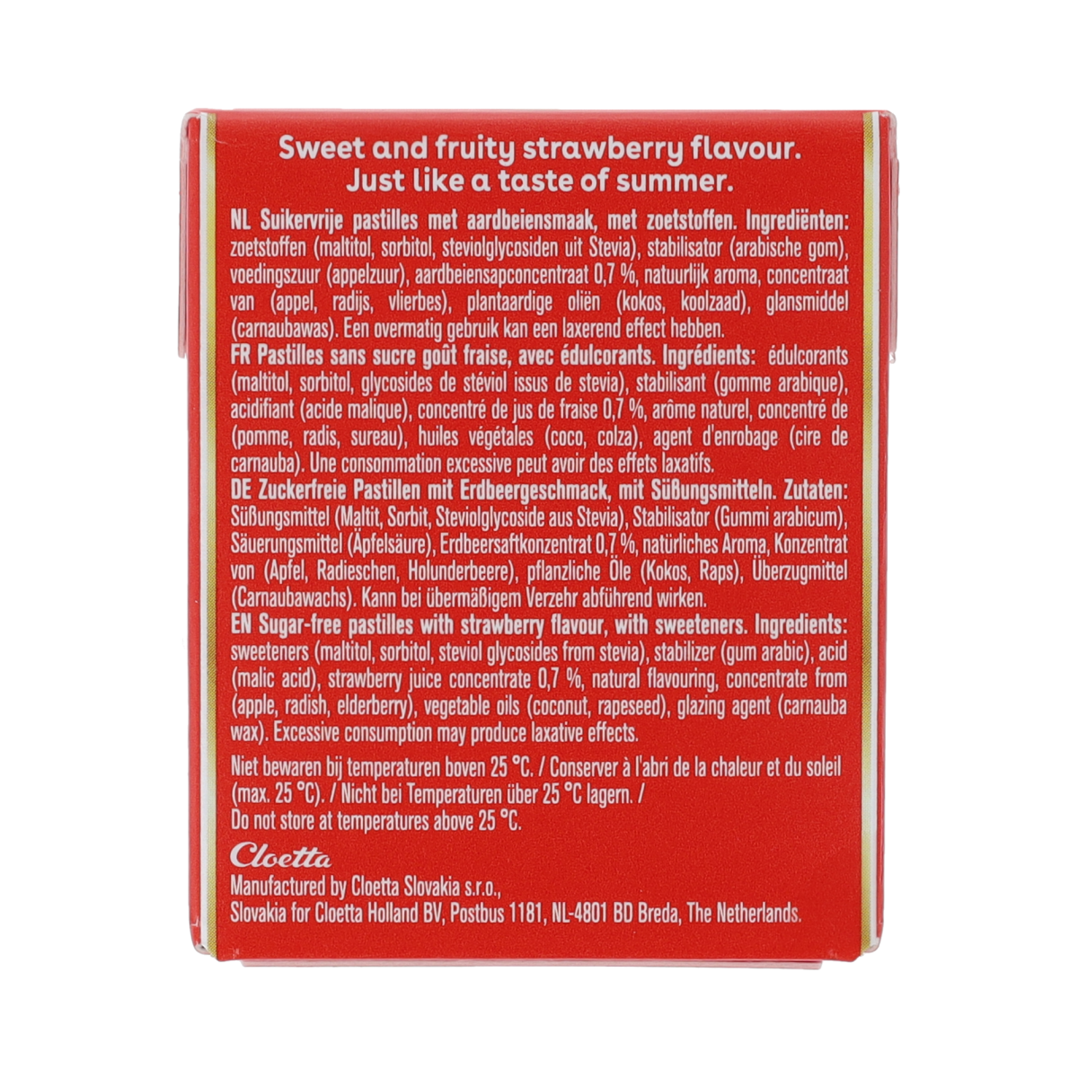Lakerol Läk CI Strawberry 1p 24x25g 25.00 Gram