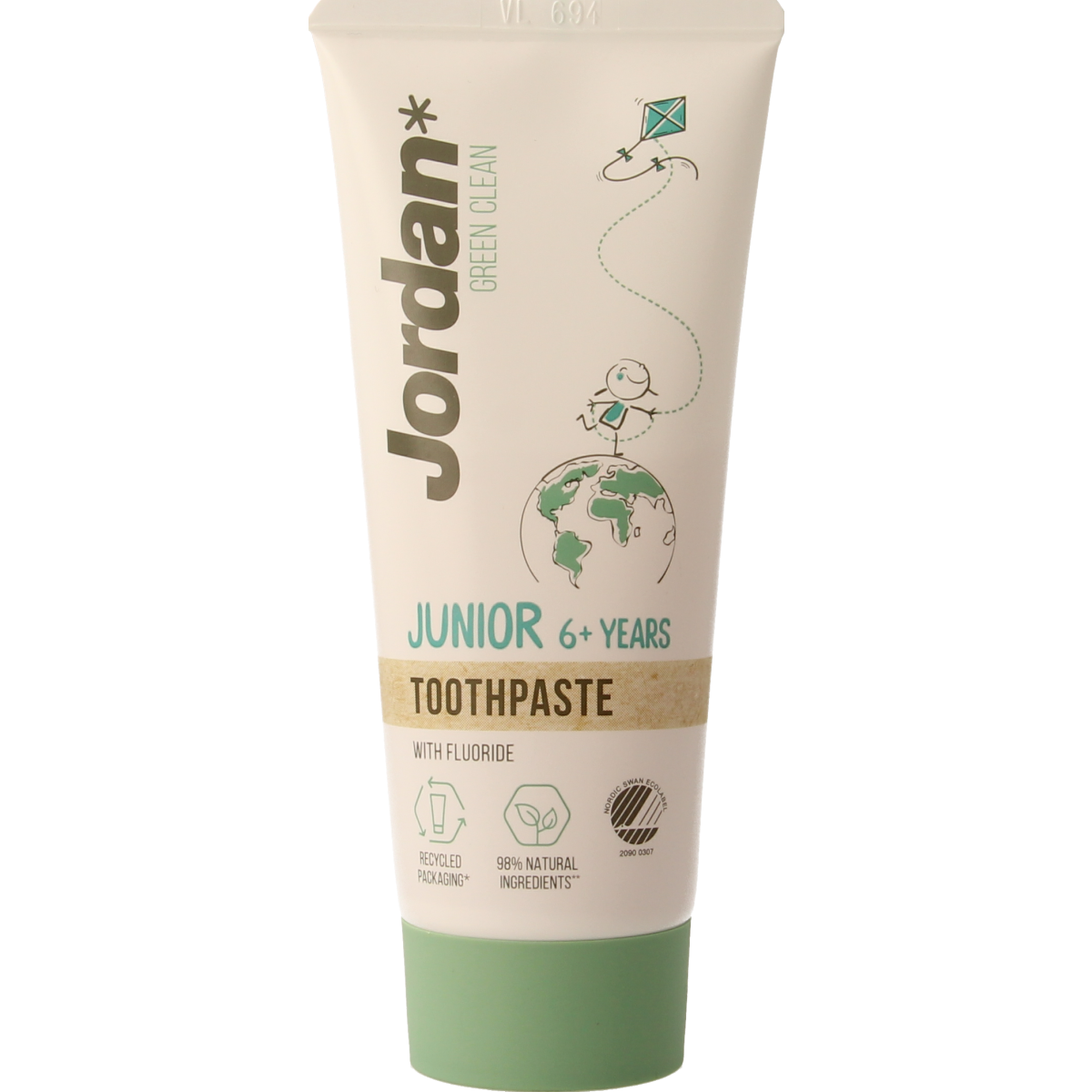 Jordan Green clean tandpasta junior tandpasta 6+ 50.00 Milliliter