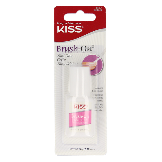 Kiss Nail glue brush on 1.00 Stuks