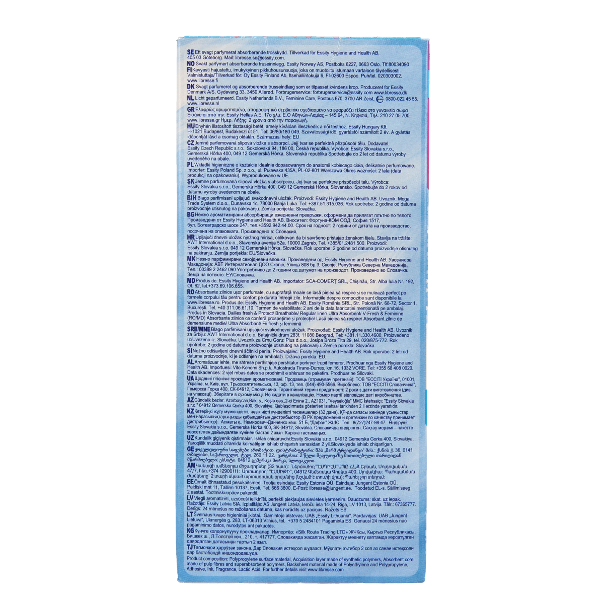 Libresse Inlegkruisjes daily fresh normaal deo fresh 32.00 Stuks