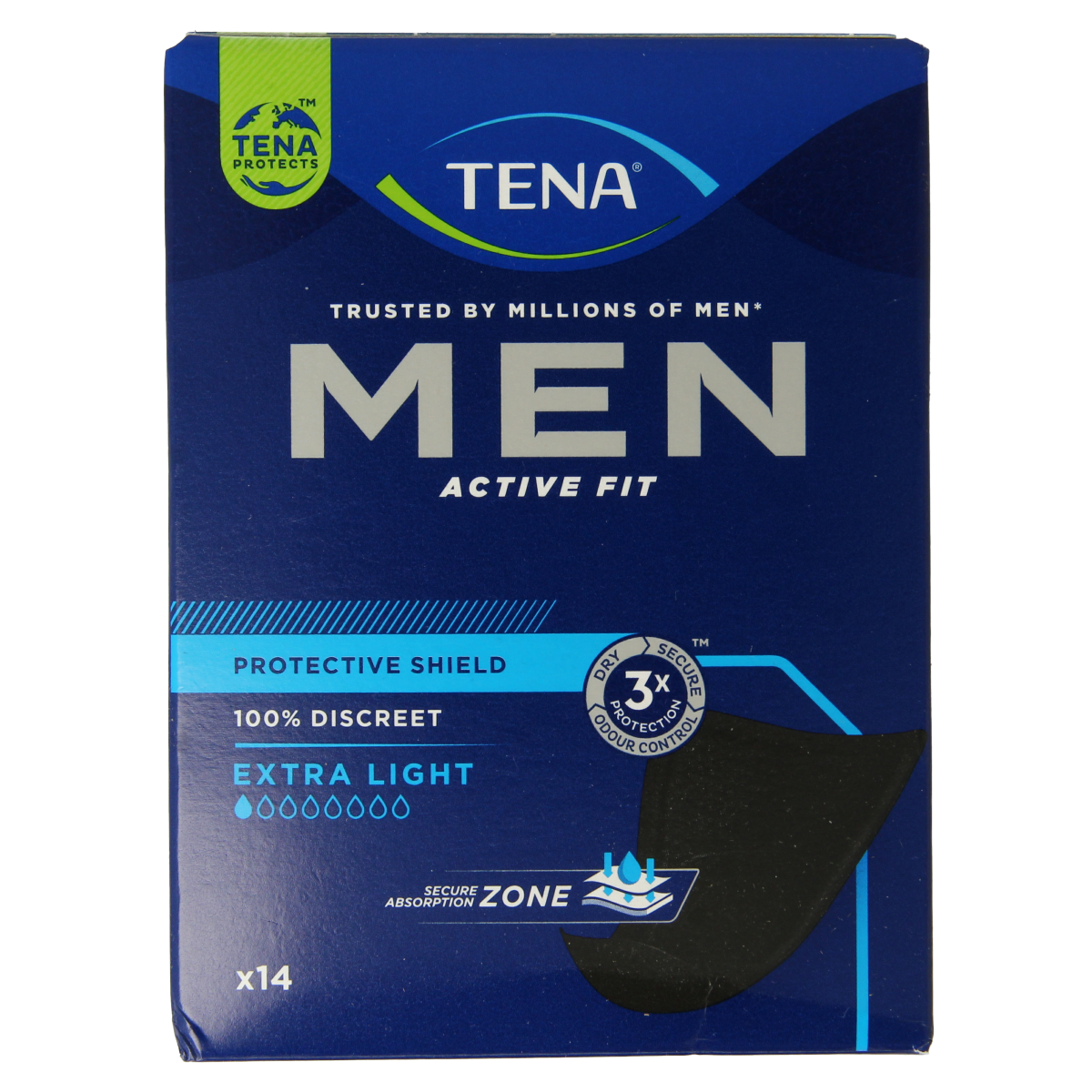 Tena Man active fit extra light 14.00 Stuks