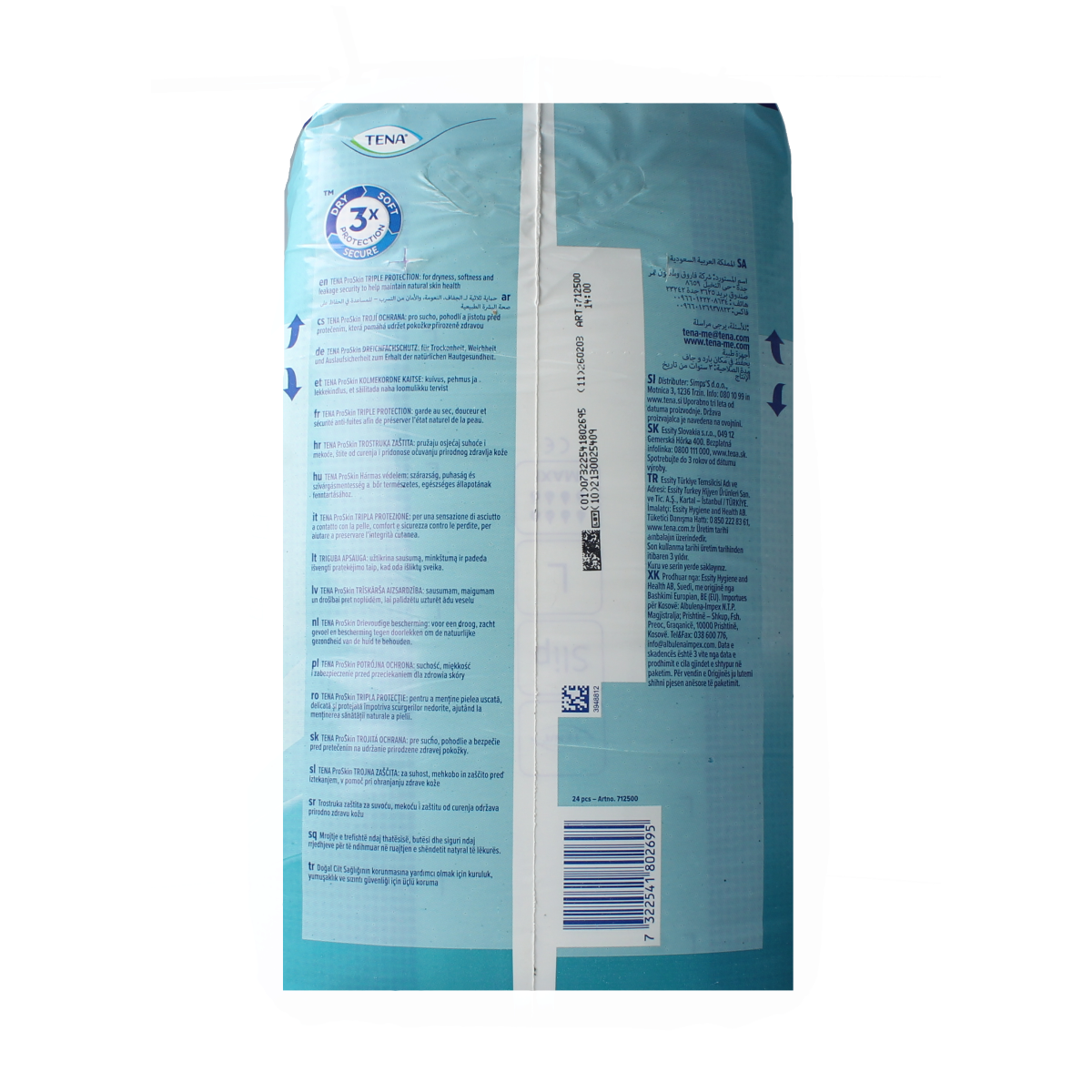 Tena Proskin slip maxi in size L, 24-piece pack, incontinence underwear with absorbent, discreet design for maximum protection.
