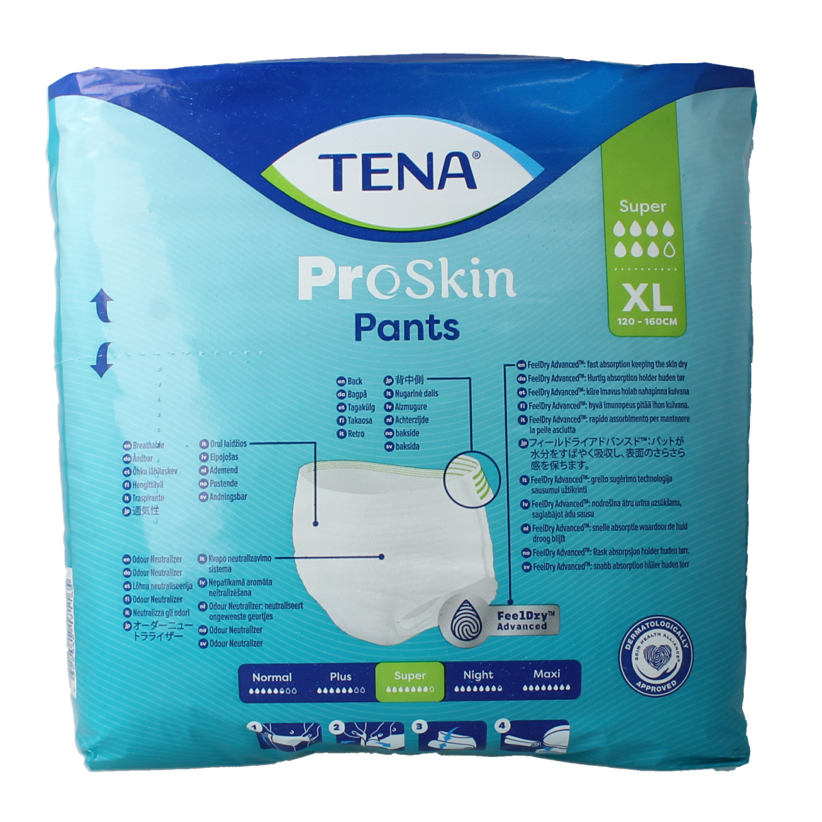 Tena Proskin pants super XL 12.00 Stuks
