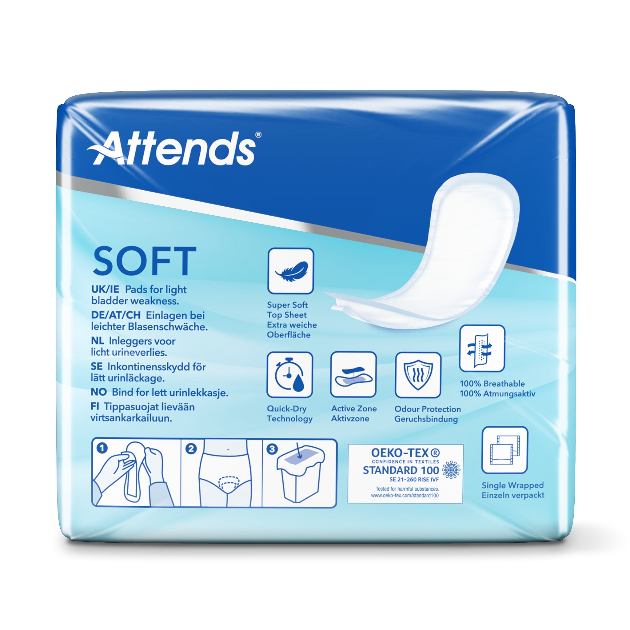 Attends Inlegger soft extra 3 10 Stuks