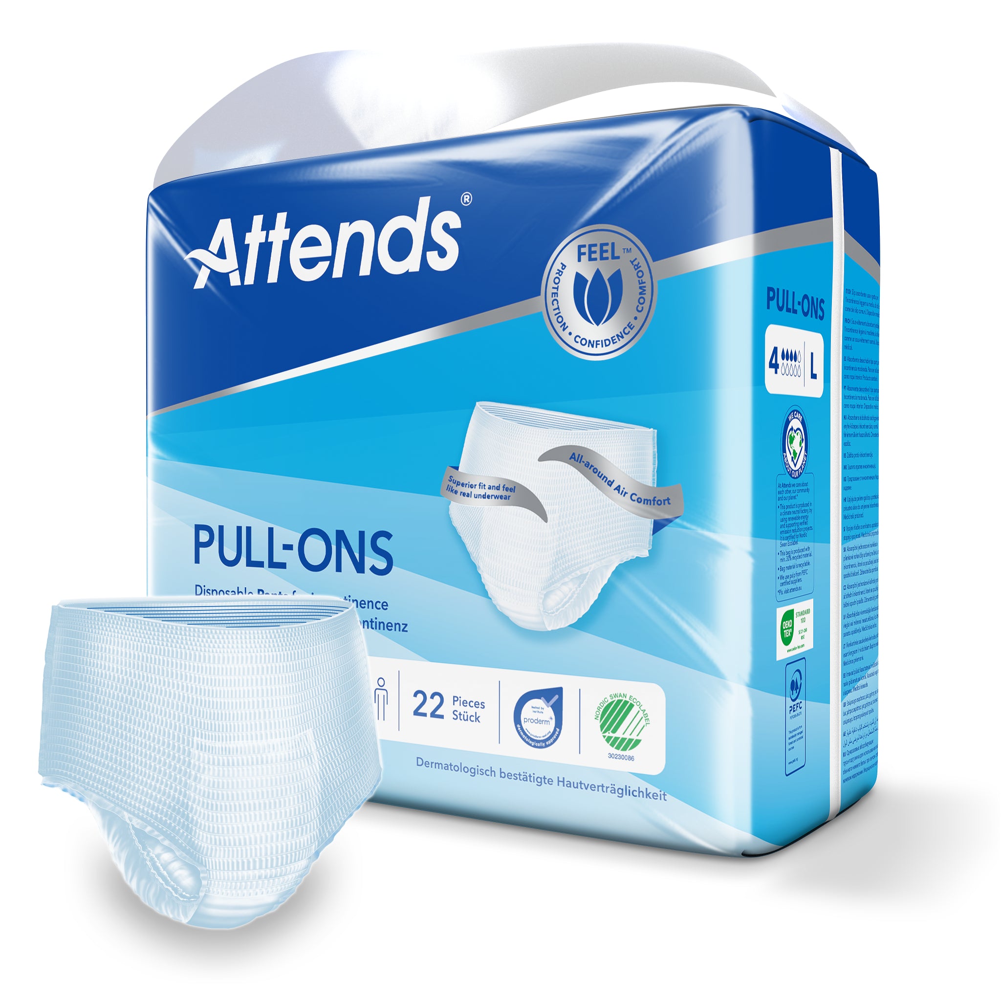 Attends Pull-ons 4 maat L 22 Stuks