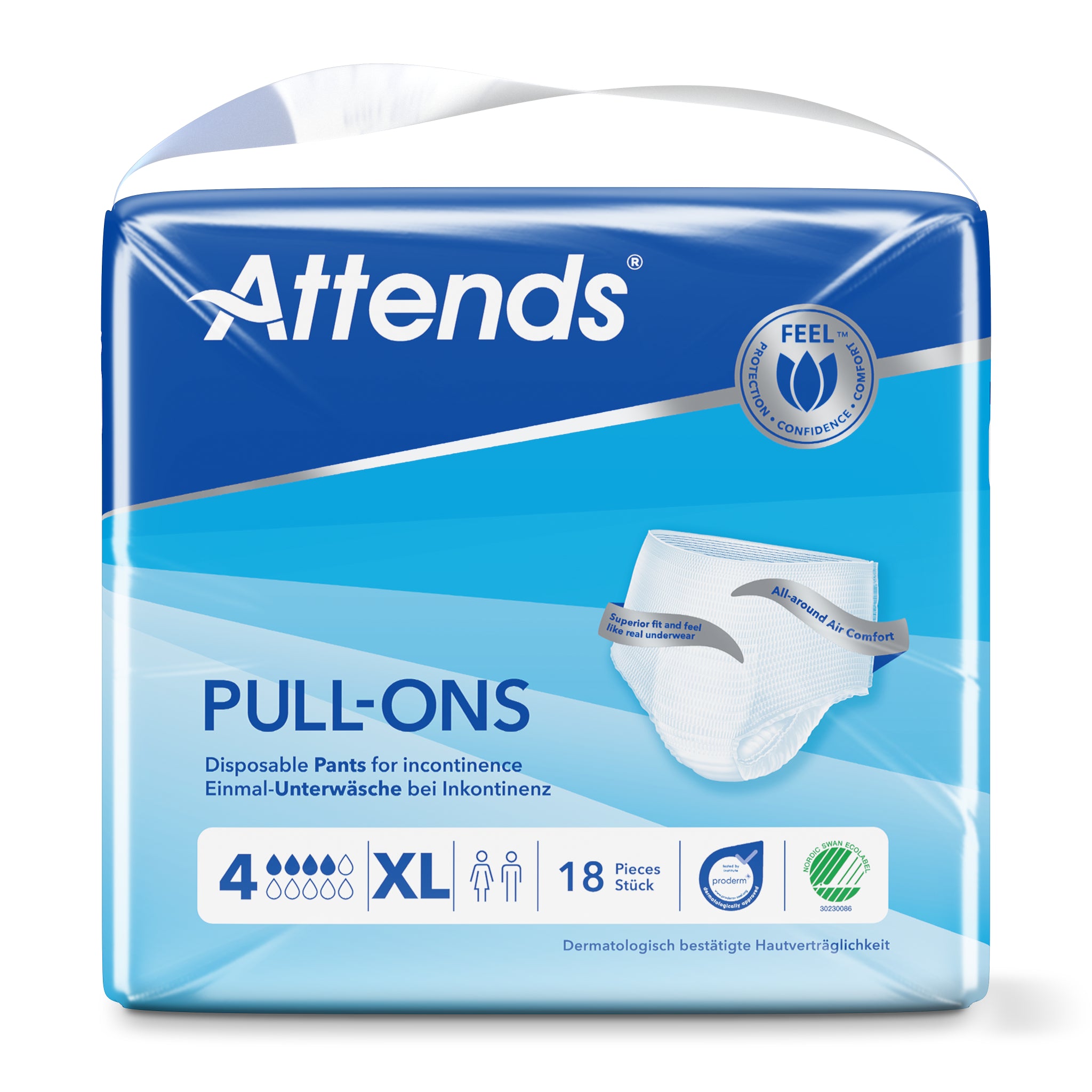 Attends Pull-ons 4 maat XL 18 Stuks