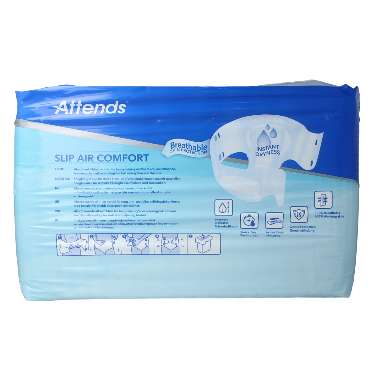 Attends Slip air comfort 9 S 21.00 Stuks