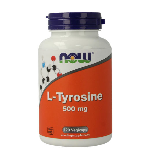 NOW L-Tyrosine 500mg 120.00 Vegetarische capsules
