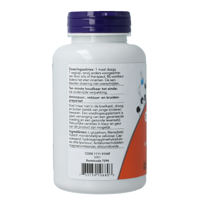 NOW Glutathion DTX complex 60 Vegetarische capsules