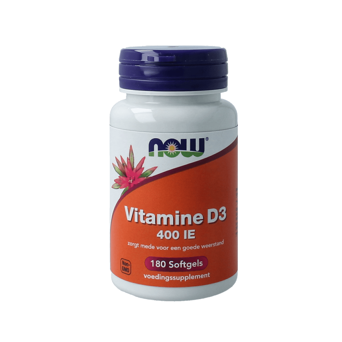 NOW Vitamine Enkel 180.00 Softgels NOW Vitamine D3 400IE 180.00 Softgels