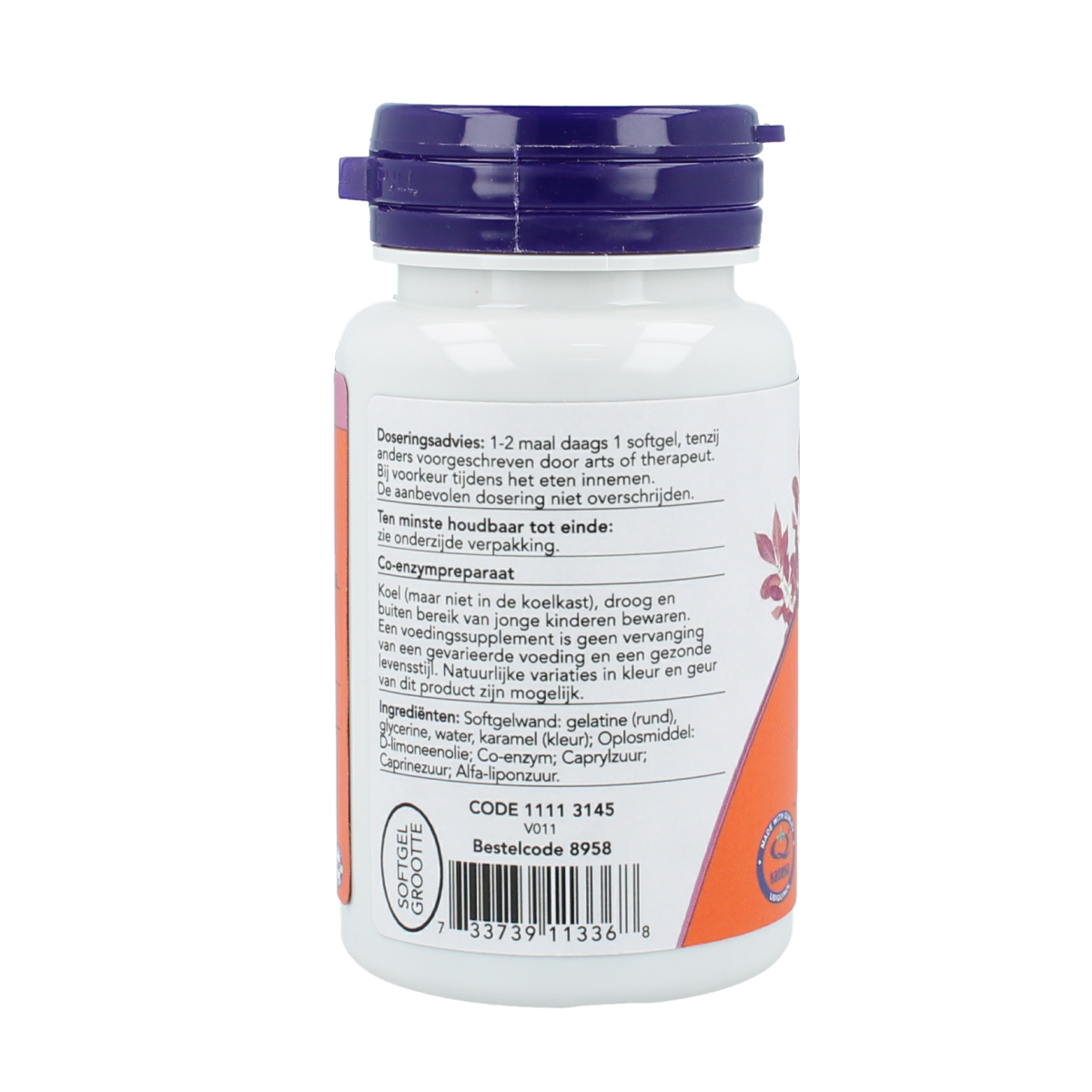 NOW Co-Q10 ubiquinol 50mg 60.00 Softgels