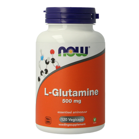 NOW L-Glutamine 500mg 120.00 Vegetarische capsules