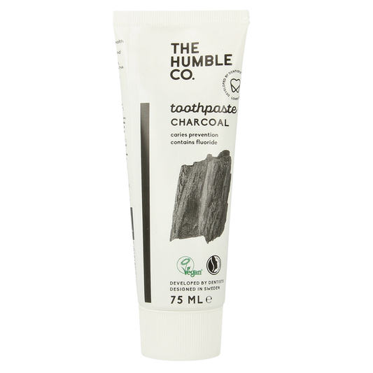 The Humble Co Tandpasta natural charcoal 75.00 Milliliter