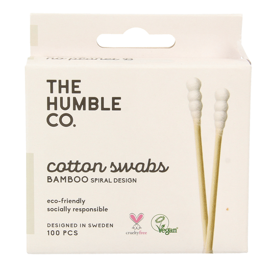 The Humble Co Wattenstaafjes spiraal - wit 100.00 Stuks