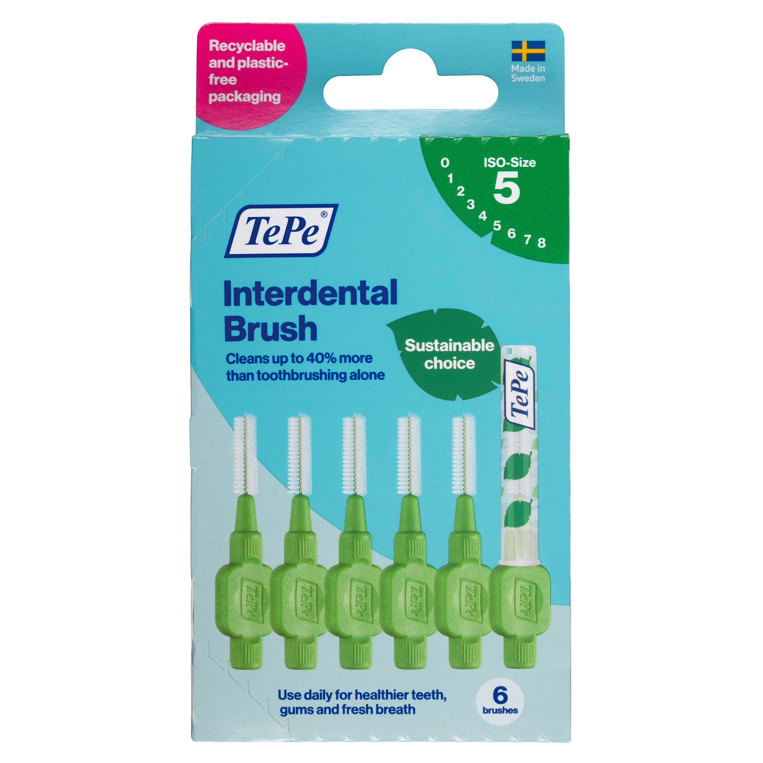 TePe Interdentale ragers original groen 0,8mm maat 5 6.00 Stuks