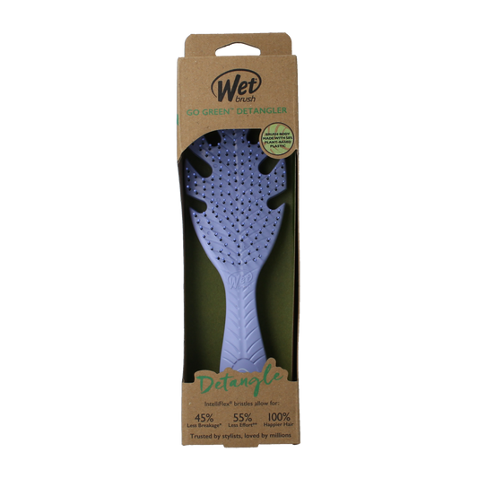Wet Brush Go green detangler lavender 1.00 Stuks