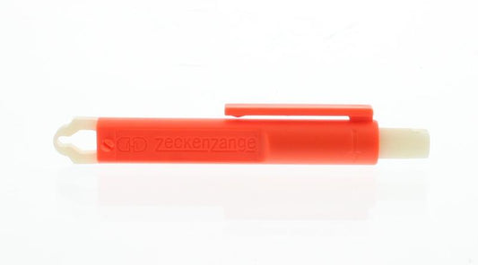 Malteser Tekentang for stekken en beten, stainless steel gardening tool by Malteser, with wooden handle and pointed tip.