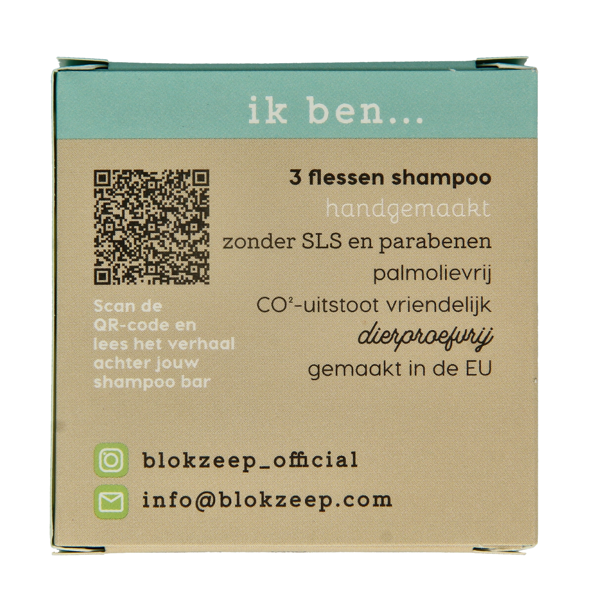 Blokzeep Shampoobar mojito 60.00 Gram