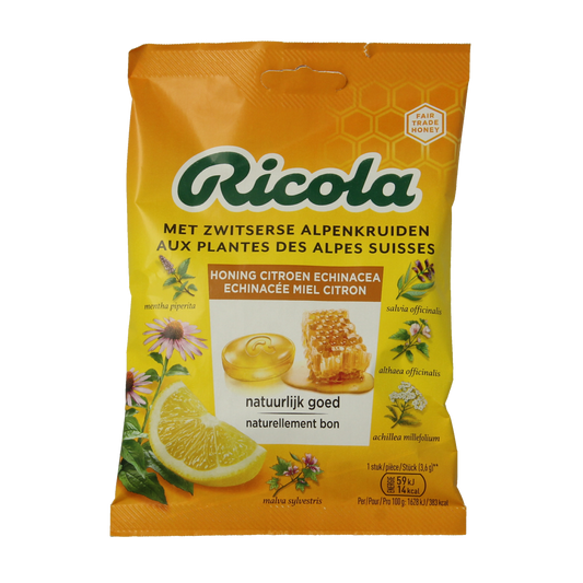 Ricola Honey lemon echinacea 75.00 Gram