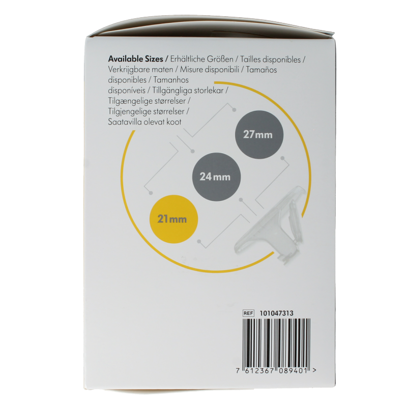 Medela Handsfree borstschild Symphony maat L 21mm 1 Stuks