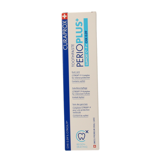 Curaprox Perio plus+ support CHX 0.09 tandpasta 75 Milliliter