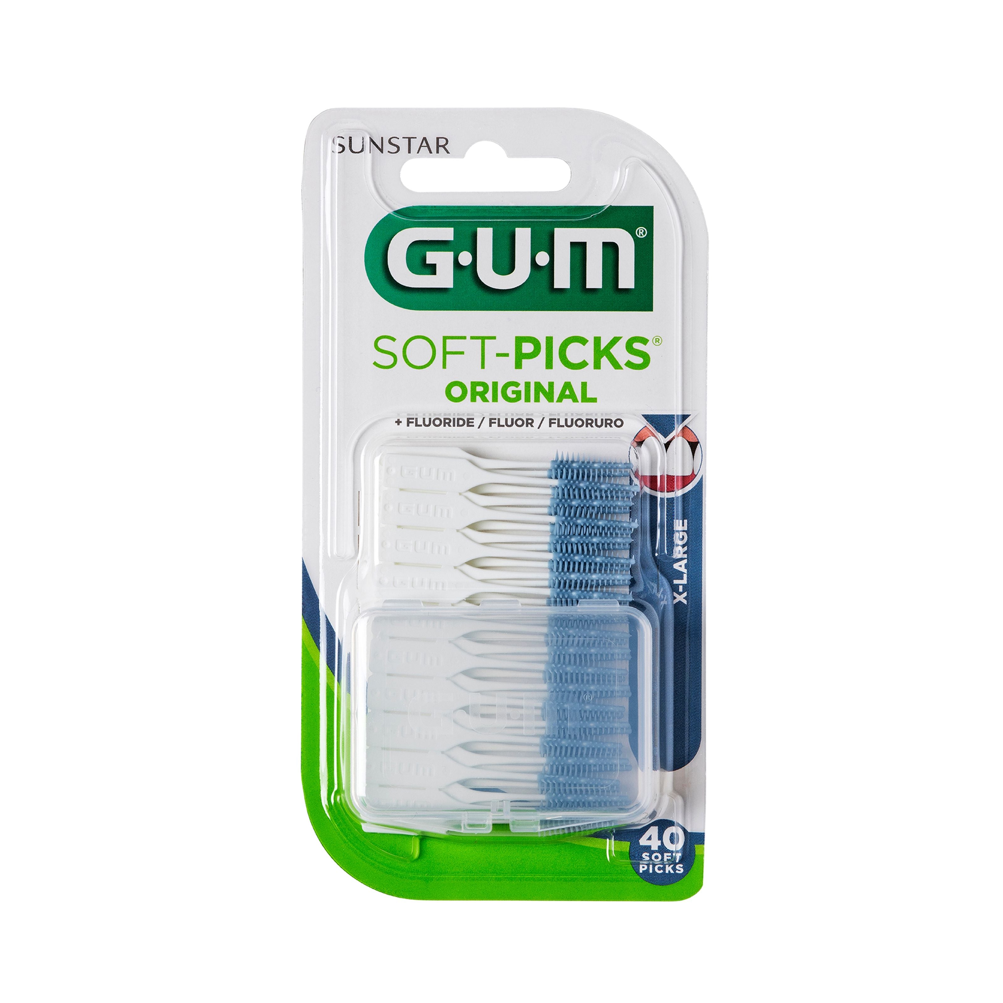 GUM Soft picks original x-large 40 Stuks