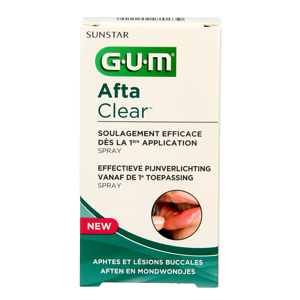 GUM Aftaclear spray 15.00 Milliliter