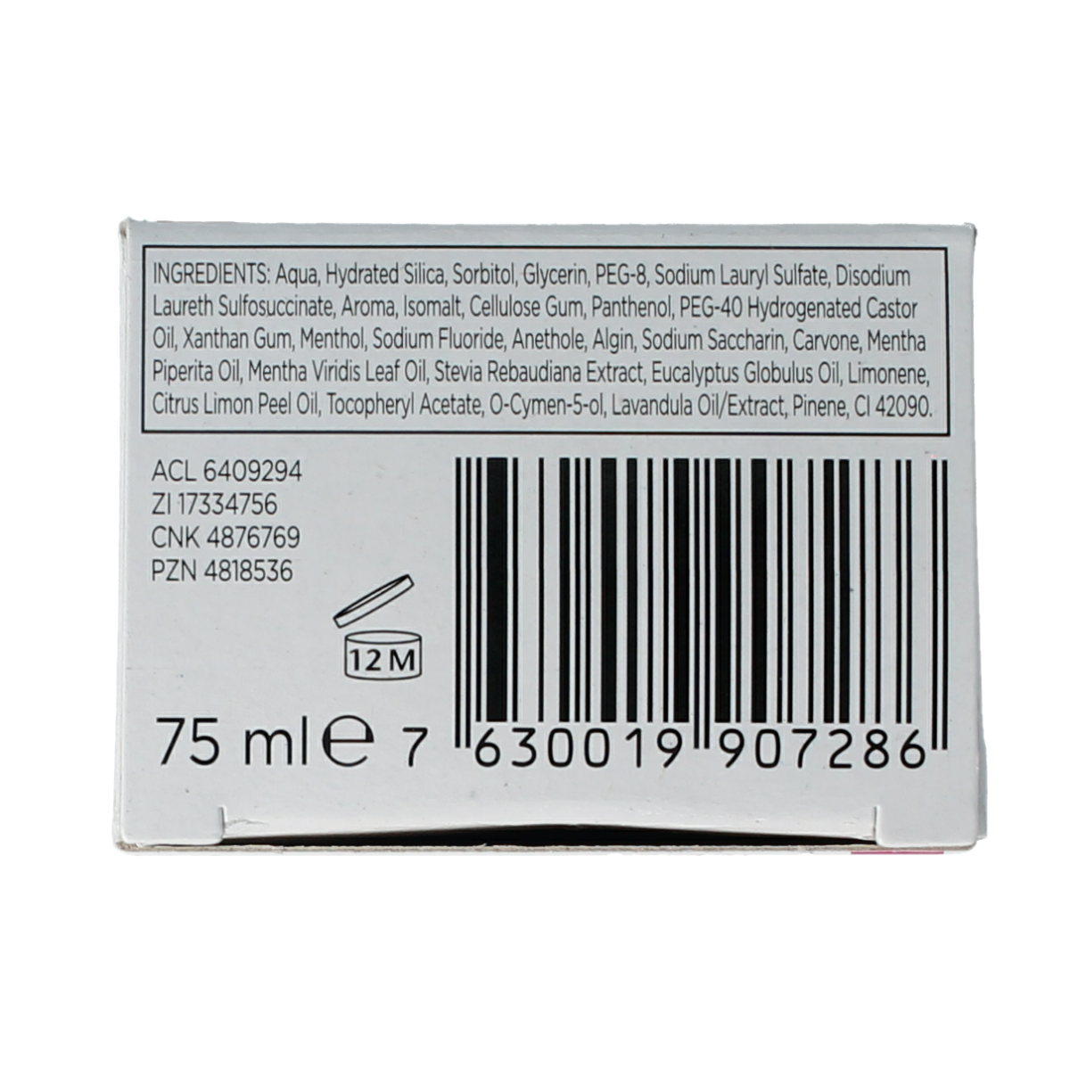 GUM Tandpasta white original 75.00 Milliliter