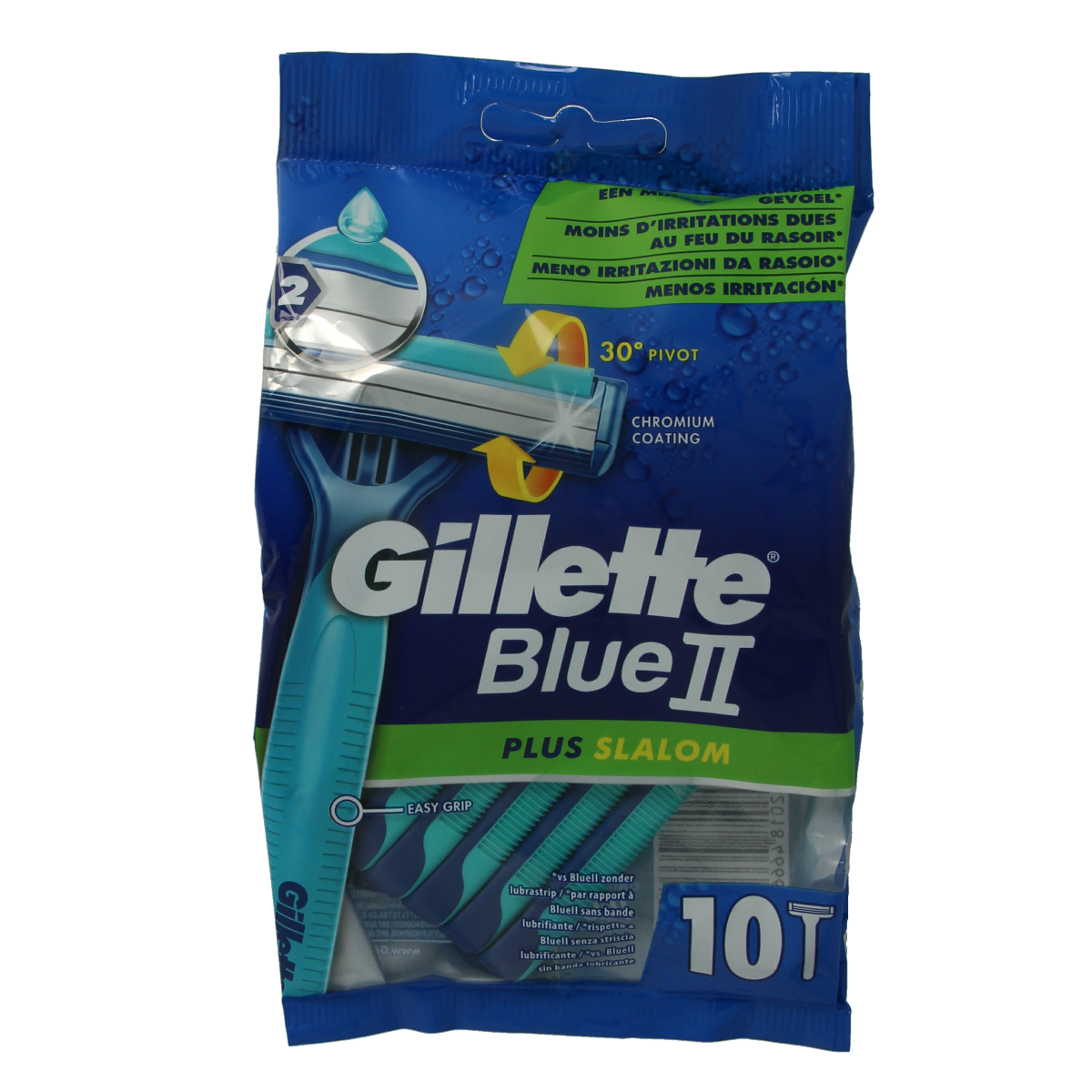 Gillette Blue II wegwerpmesjes 10.00 Stuks