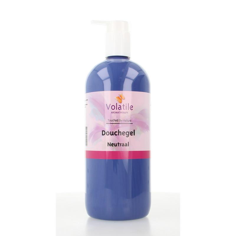 Volatile neutraal douchegel in 1-liter bottle, gentle body and shower wash with a neutral formula for sensitive skin.