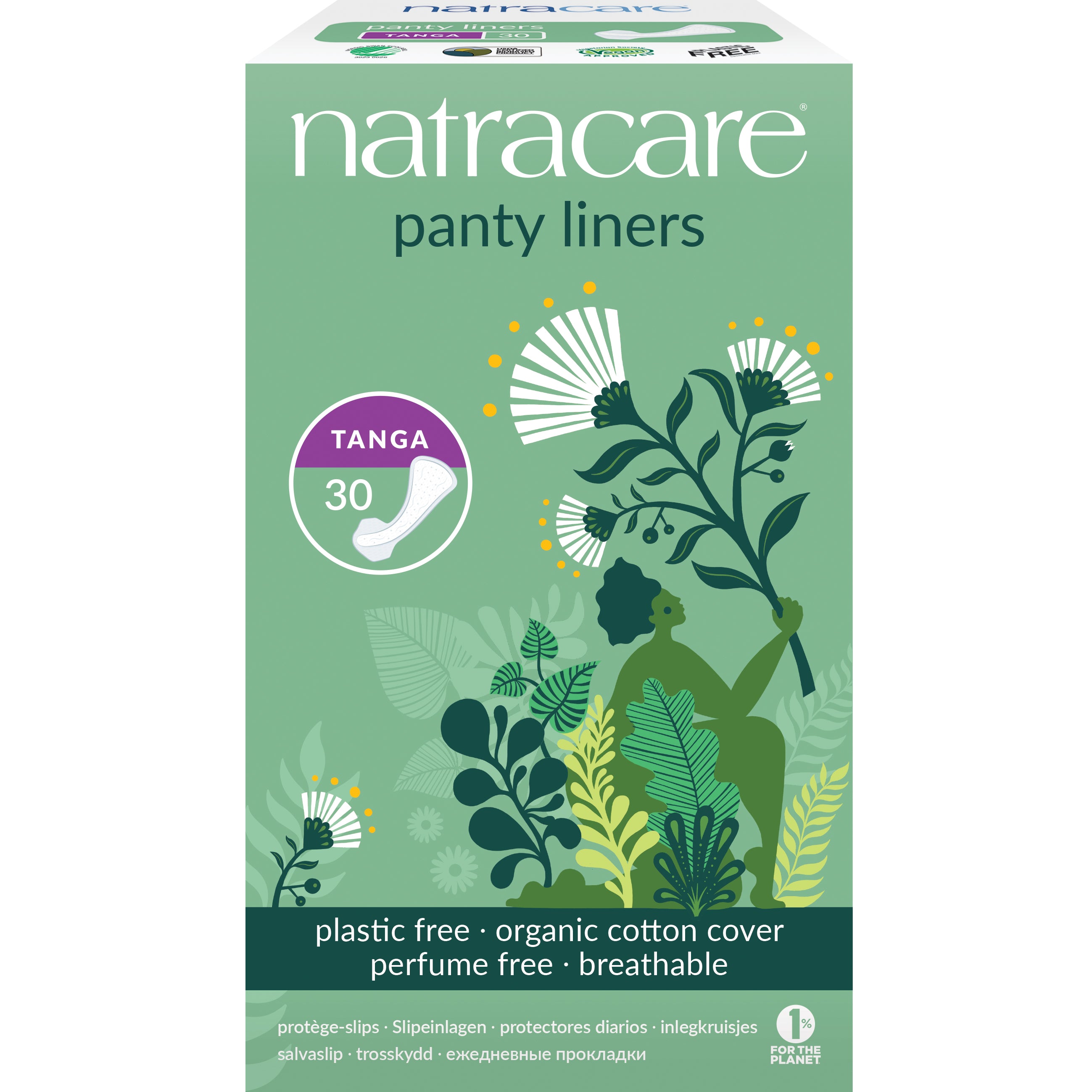 Natracare Inlegkruisjes string 30.00 Stuks