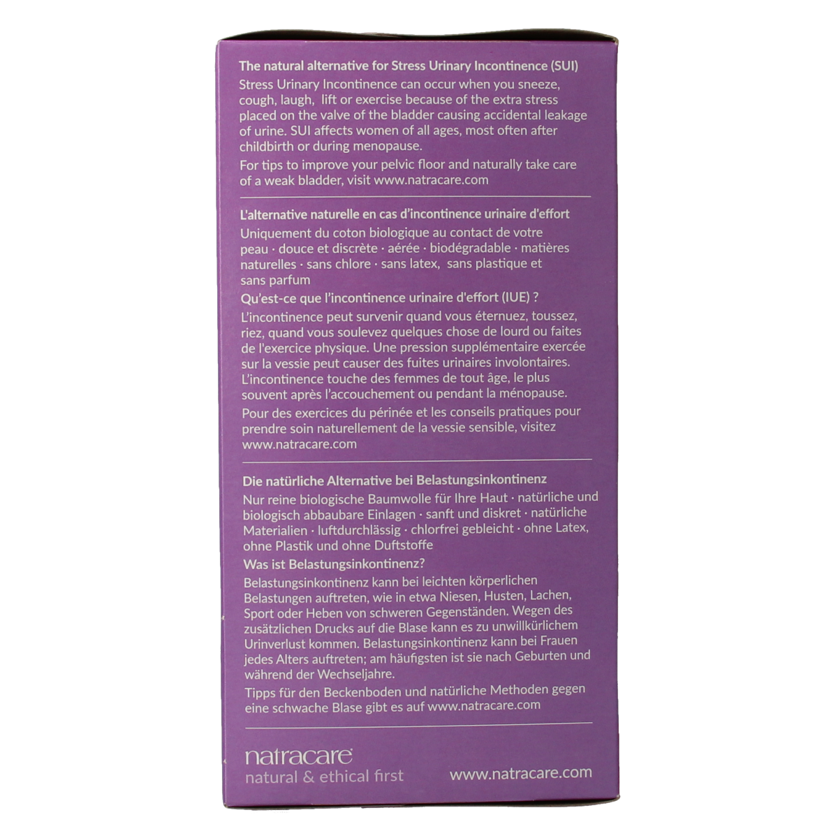 Natracare Dry & light pads 20.00 Stuks