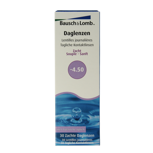Bausch & Lomb Daglenzen -4.50 30.00 Stuks