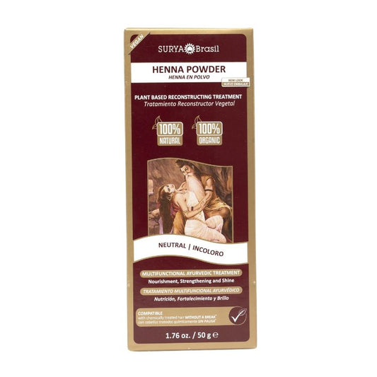 Surya Brasil Henna haarverf poeder neutraal 50.00 Gram
