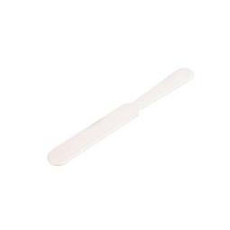 Blockland Zalfspatel wit, PS 115 x 14mm, set of 100 instrumenten for precision applications, white plastic spatulas.