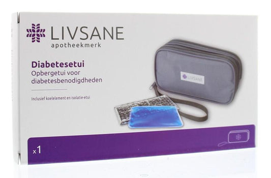 Blockland Insulmate diabetes case with cooling element, travel accessory in 21x11.5x5 cm set, designed for portable insulin storage.