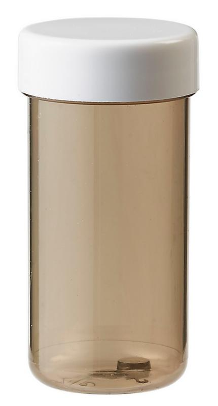 Blockland Plastobel brown-dotted 50ml tablet bottles, packaging material, 90 pieces shown in the image.